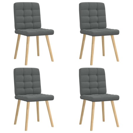 Sillas de comedor giratorias 4 unidades tela gris oscuro von , Essstühle - Ref: Foro24-3315192, Preis: 203,10 €, Rabatt: %