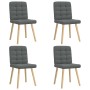 Sillas de comedor giratorias 4 unidades tela gris oscuro von , Essstühle - Ref: Foro24-3315192, Preis: 203,10 €, Rabatt: %