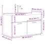 Mueble de baño con lavabo incorporado y grifo roble Sonoma by , Bathroom furniture - Ref: Foro24-3325015, Price: 229,54 €, Di...