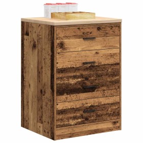 Armario garaje madera vieja 60x51x85 cm Madera maciza de pino by , Armarios industriales - Ref: Foro24-860605, Price: 95,94 €...