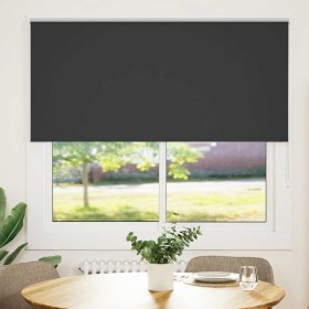 Estor Enrollable Opaco negro 145x150 cm Tela Ancho 141,6 cm von , Jalousien und Jalousien - Ref: Foro24-4010877, Preis: 26,89...