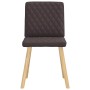 Sillas de comedor 6 unidades tela marrón oscuro von , Essstühle - Ref: Foro24-3315495, Preis: 297,73 €, Rabatt: %