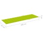 Lounger with cushion bright green impregnated pine wood by vidaXL, Loungers - Ref: Foro24-3065920, Price: 159,84 €, Discount: %