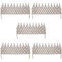 Willow trellis fence 5 pieces by vidaXL, fence panels - Ref: Foro24-141620, Price: 35,90 €, Discount: %