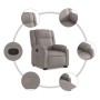 Sillón reclinable elevable tela gris taupe by , Armchairs - Ref: Foro24-3205210, Price: 299,20 €, Discount: %