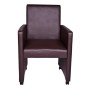 Sillas de comedor 2 unidades cuero sintético marrón by , dining chairs - Ref: Foro24-60348, Price: 246,53 €, Discount: %