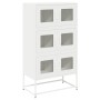 Aparador de acero blanco 68x39x123 cm by , Sideboards - Ref: Foro24-853355, Price: 138,10 €, Discount: %