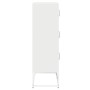 Aparador de acero blanco 68x39x123 cm by , Sideboards - Ref: Foro24-853355, Price: 138,10 €, Discount: %