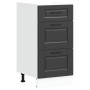 Mueble bajo de cocina Porto madera contrachapada negro von , Küchenschränke - Ref: Foro24-854221, Preis: 83,39 €, Rabatt: %