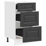 Mueble bajo de cocina Porto madera contrachapada negro von , Küchenschränke - Ref: Foro24-854221, Preis: 83,39 €, Rabatt: %