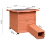 @Pet Casa para erizos XL madera marrón 53x65x52cm by , Cages for birds and animals - Ref: Foro24-447625, Price: 124,93 €, Dis...