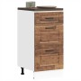 Mueble bajo de cocina porto madera vieja madera reconstituida von , Küchenschränke - Ref: Foro24-854228, Preis: 88,17 €, Raba...