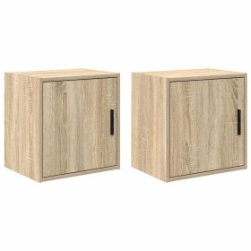 Armarios de pared 2 uds para garaje madera de ingeniería von , Armarios industriales - Ref: Foro24-860630, Preis: 62,51 €, Ra...