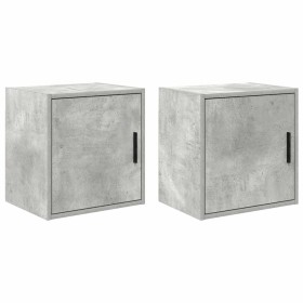 Armarios de pared 2 uds para garaje madera de ingeniería de , Armarios industriales - Ref: Foro24-860632, Precio: 61,64 €, De...