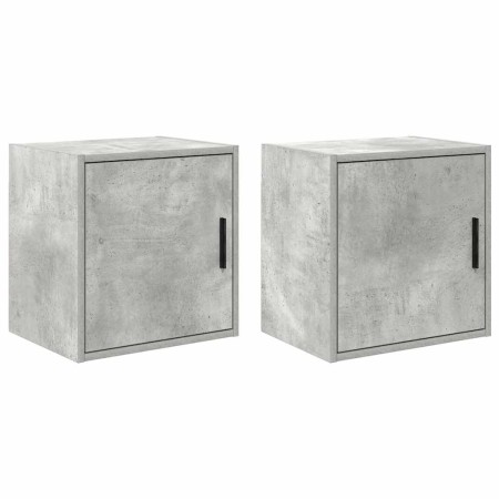 Armarios de pared 2 uds para garaje madera de ingeniería by , Armarios industriales - Ref: Foro24-860632, Price: 61,54 €, Dis...
