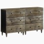 Aparadores 2 uds de madera maciza de mango gris claro von , Schließfächer und Lagerschränke - Ref: Foro24-3310016, Preis: 223...