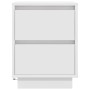 Mesilla de noche con luces LED blanca 38x34x50 cm de , Mesitas de noche - Ref: Foro24-861283, Precio: 57,55 €, Descuento: %