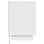 Mesilla de noche con luces LED blanca 38x34x50 cm de , Mesitas de noche - Ref: Foro24-861283, Precio: 57,55 €, Descuento: %