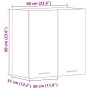 Armario de pared de cocina de madera vieja 60x31x60 cm von , Küchenschränke - Ref: Foro24-861147, Preis: 64,51 €, Rabatt: %