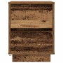Mesilla de noche con luces LED madera vieja 38x34x50 cm de , Mesitas de noche - Ref: Foro24-861297, Precio: 54,41 €, Descuent...