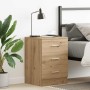 Mesita de noche madera de ingeniería roble artisian 38x35x55 cm by , Nightstands - Ref: Foro24-861126, Price: 65,85 €, Discou...