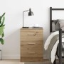 Mesita de noche madera de ingeniería roble artisian 38x35x55 cm by , Nightstands - Ref: Foro24-861126, Price: 65,85 €, Discou...