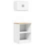 Armarios 2 uds para garaje madera de ingeniería blanco von , Armarios industriales - Ref: Foro24-3328278, Preis: 109,95 €, Ra...