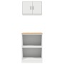 Armarios 2 uds para garaje madera de ingeniería blanco von , Armarios industriales - Ref: Foro24-3328278, Preis: 109,95 €, Ra...