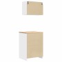Armarios 2 uds para garaje madera de ingeniería blanco von , Armarios industriales - Ref: Foro24-3328278, Preis: 109,95 €, Ra...