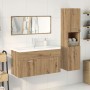 Juego de muebles baño 4 piezas madera ingeniería roble artisan von , Badezimmermöbel - Ref: Foro24-3328916, Preis: 419,48 €, ...