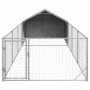 Caseta perros exterior con corral 7x2x1,5 m acero galvanizado von , Hundehütten - Ref: Foro24-3329237, Preis: 249,54 €, Rabat...
