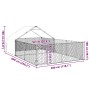 Caseta perros exterior con corral 6x3x1,9 m acero galvanizado von , Hundehütten - Ref: Foro24-3329242, Preis: 265,78 €, Rabat...