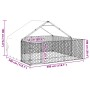 Caseta perros exterior con corral 3x3x1,9 m acero galvanizado von , Hundehütten - Ref: Foro24-3329240, Preis: 221,68 €, Rabat...