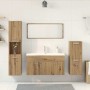 Juego de muebles baño 5 piezas madera ingeniería roble artisan by , Bathroom furniture - Ref: Foro24-3328914, Price: 460,15 €...