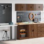 Armarios 2 uds para garaje madera ingeniería marrón roble by , Armarios industriales - Ref: Foro24-3328284, Price: 102,92 €, ...
