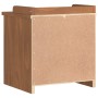 Banco de recibidor SANDNES madera maciza de pino 45x40x50 cm by , Benches for halls and storage - Ref: Foro24-4010442, Price:...