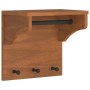 Perchero de pared SANDNES madera maciza pino 43x30x42cm von , Hut- und Garderobenständer - Ref: Foro24-4010454, Preis: 40,29 ...