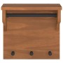 Perchero de pared SANDNES madera maciza pino 43x30x42cm von , Hut- und Garderobenständer - Ref: Foro24-4010454, Preis: 40,29 ...
