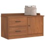 Banco de recibidor SANDNES madera maciza de pino 87x40x50 cm de , Bancos para recibidores y almacenamiento - Ref: Foro24-4010...