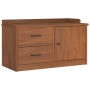 Banco de recibidor SANDNES madera maciza de pino 87x40x50 cm de , Bancos para recibidores y almacenamiento - Ref: Foro24-4010...