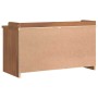 Banco de recibidor SANDNES madera maciza de pino 87x40x50 cm de , Bancos para recibidores y almacenamiento - Ref: Foro24-4010...