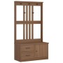 Perchero de entrada SANDENS madera maciza de pino 87x40x159,5cm von , Bänke für Hallen und Lager - Ref: Foro24-4010494, Preis...