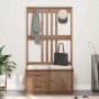 Perchero de entrada SANDENS madera maciza de pino 87x40x159,5cm von , Bänke für Hallen und Lager - Ref: Foro24-4010494, Preis...