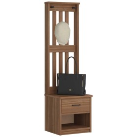 Perchero de entrada SANDENS 45x40x159,5cm madera maciza de pino von , Bänke für Hallen und Lager - Ref: Foro24-4010482, Preis...