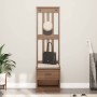 Perchero de entrada SANDENS 45x40x159,5cm madera maciza de pino von , Bänke für Hallen und Lager - Ref: Foro24-4010482, Preis...