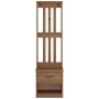 Perchero de entrada SANDENS 45x40x159,5cm madera maciza de pino von , Bänke für Hallen und Lager - Ref: Foro24-4010482, Preis...