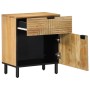 Mesita de noche madera maciza de mango 50x33x60 cm marrón de , Mesitas de noche - Ref: Foro24-4017728, Precio: 105,95 €, Desc...