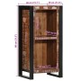 Mesita de noche de madera maciza reciclada 40x30x80 cm de , Almacenamiento para CD y DVD - Ref: Foro24-4013600, Precio: 131,8...