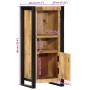 Armario de baño madera maciza de mango 40x30x90 cm de , Muebles de baño - Ref: Foro24-4013609, Precio: 230,98 €, Descuento: %