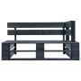 2-Sitzer-Palettensofa mit Kissen aus schwarz imprägniertem Kiefernholz von vidaXL, Gartensets - Ref: Foro24-3066654, Preis: 2...